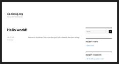 Desktop Screenshot of ca-dialog.org